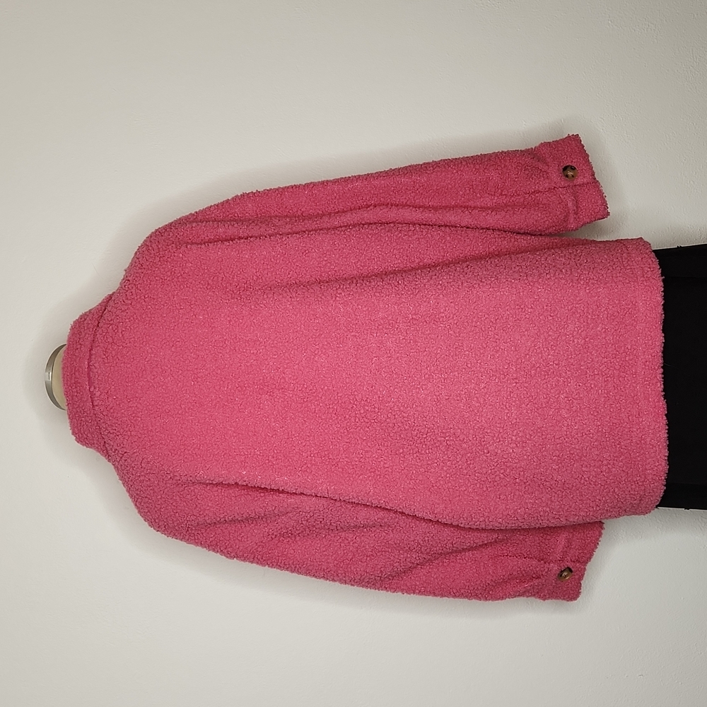ENTRO Faux Sherpa Jacket Coat - Picture 7 of 15